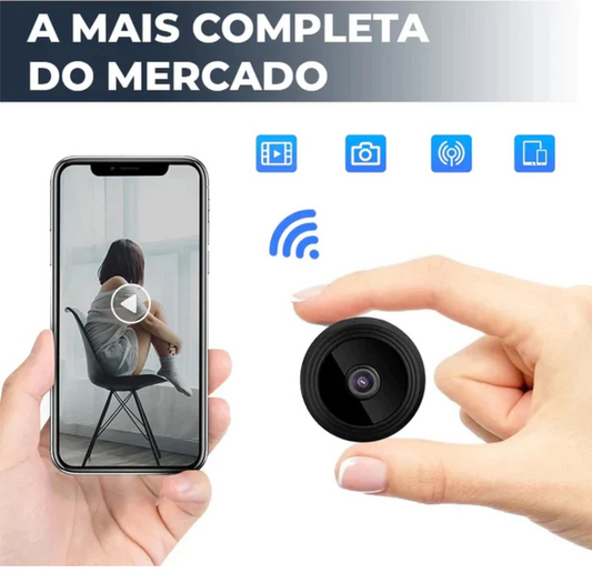 Mini Câmera Espiã Com Wifi | Gravador De Voz