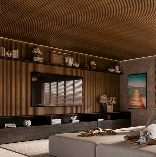 Painel Ripado Laminado Urban Plus Bronze