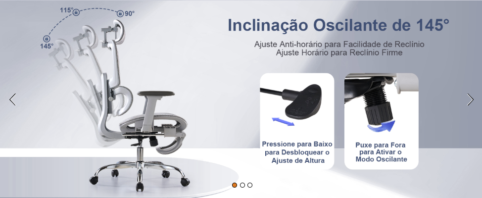 Cadeira Ergonômica Office Dedock