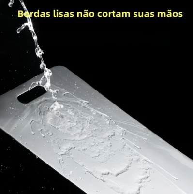 Tábua de Cozinha em Aço Inoxidável Antibacteriana