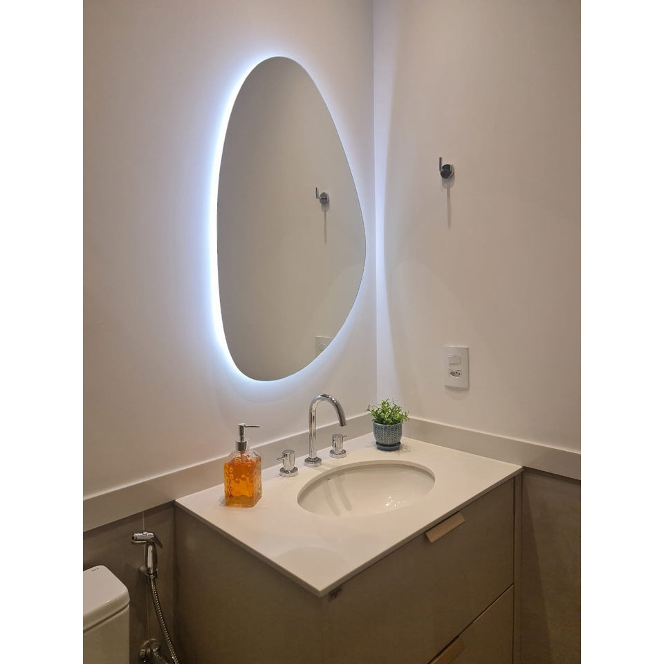 Espelho Orgânico com LED - Brilhe Sem Limites