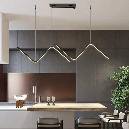 Lustre Pendente Led Linear Diamond