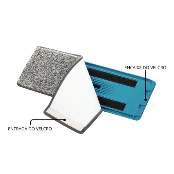 Mop de Limpeza com Esfregão e Balde