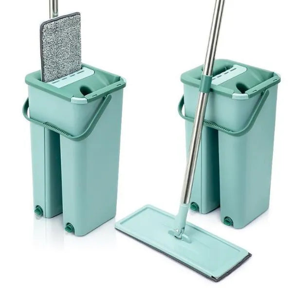 Mop de Limpeza com Esfregão e Balde