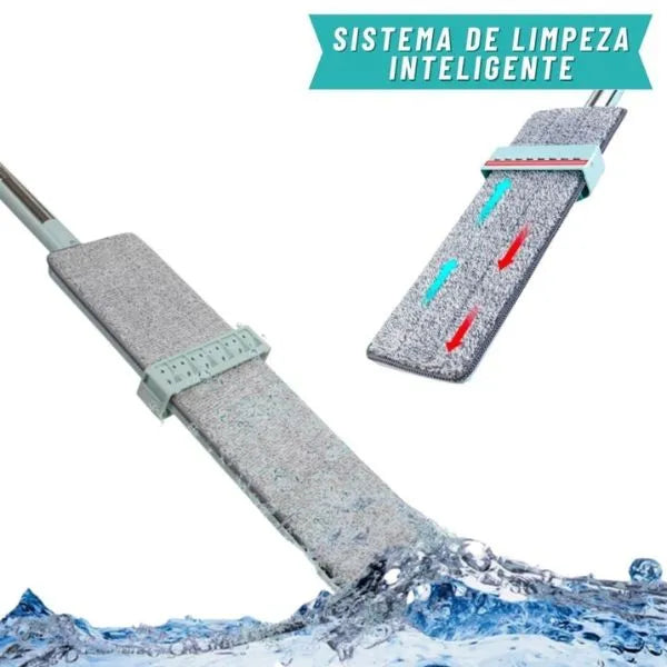 Mop de Limpeza com Esfregão e Balde