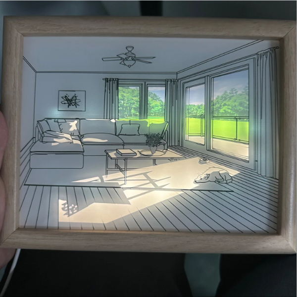 Quadro interativo - Decoração Interativa