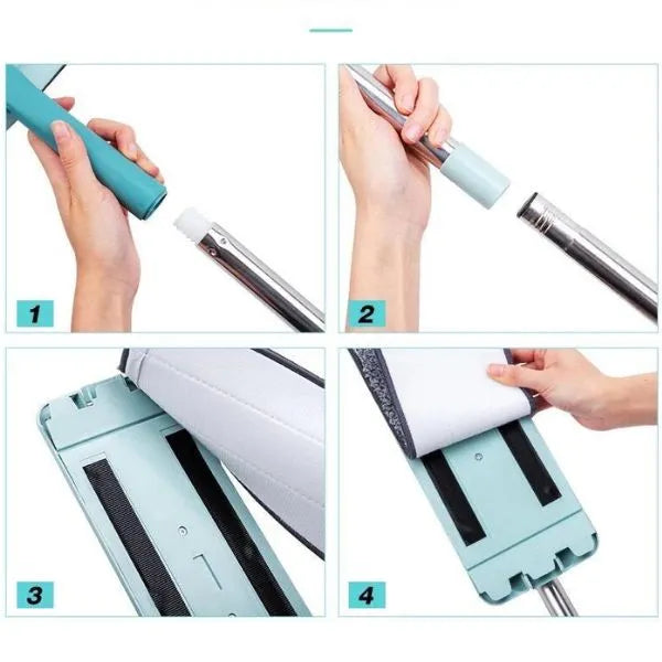 Mop de Limpeza com Esfregão e Balde