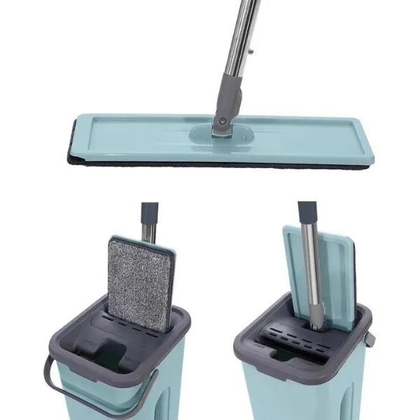 Mop de Limpeza com Esfregão e Balde