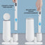Escova Sanitária Descartável Power Plus - Bônus 10 Refis