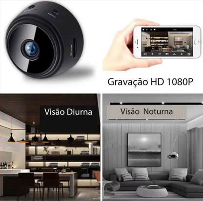 Mini Câmera Espiã Com Wifi | Gravador De Voz