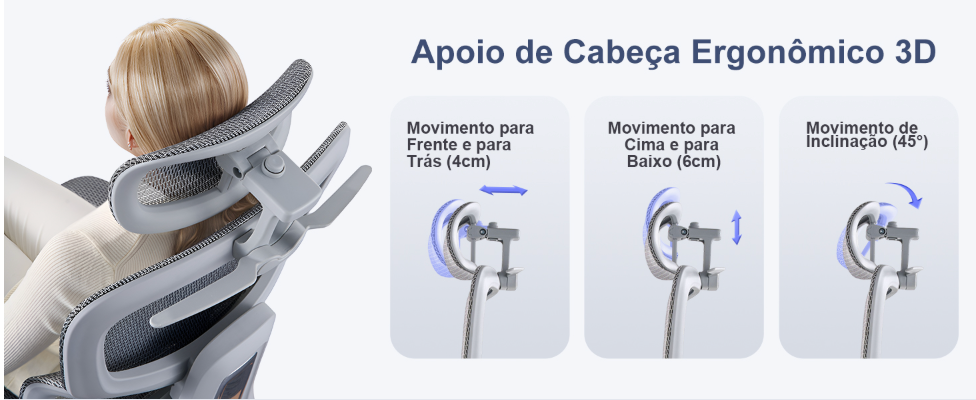 Cadeira Ergonômica Office Dedock