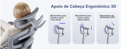 Cadeira Ergonômica Office Dedock