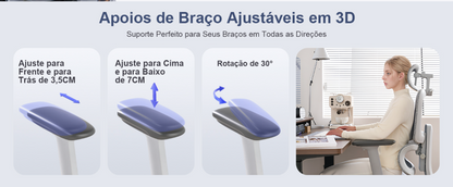 Cadeira Ergonômica Office Dedock