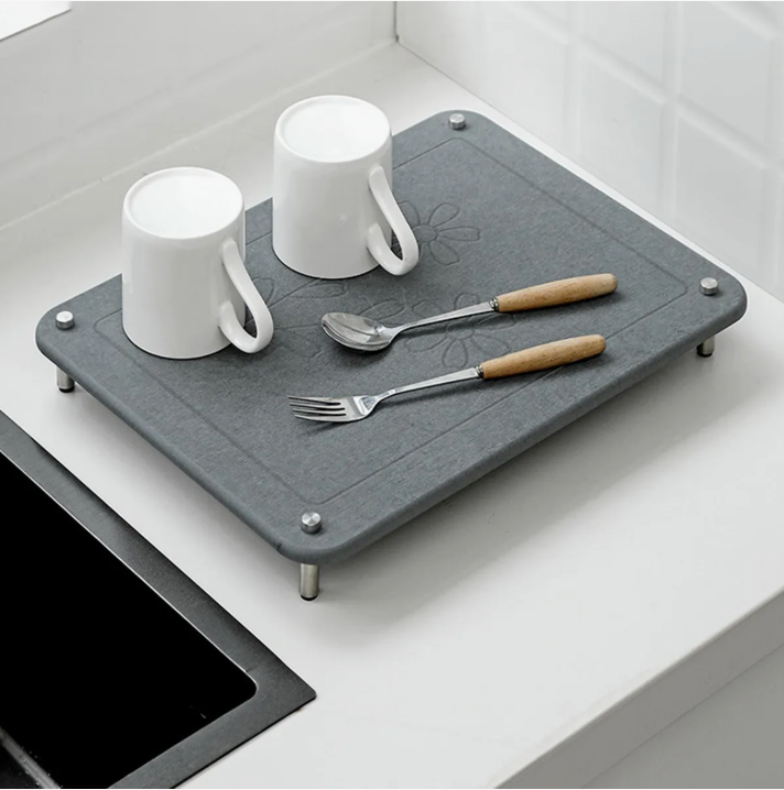 Escorredor de secagem em pedra