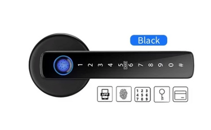 Fechadura Eletrônica Digital  Com Biometria Touch, Chave e Tag
