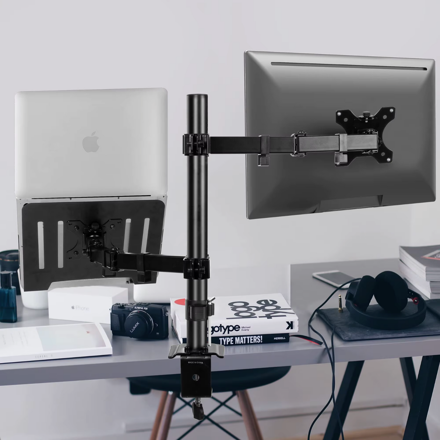 Suporte Notebook E Monitor Articulado