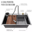 Cuba Cozinha Gourmet Prateado SoftClean
