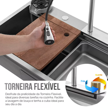 Cuba Cozinha Gourmet Prateado SoftClean