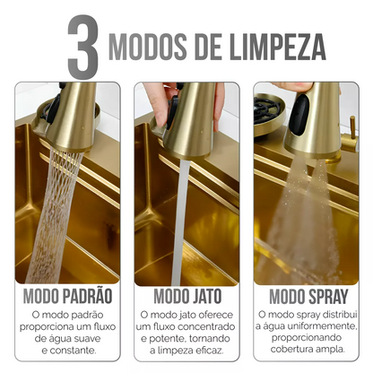 Cuba Gourmet Inox Dourado