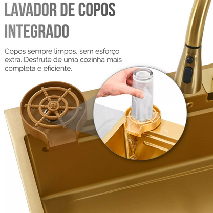 Cuba Gourmet Inox Dourado