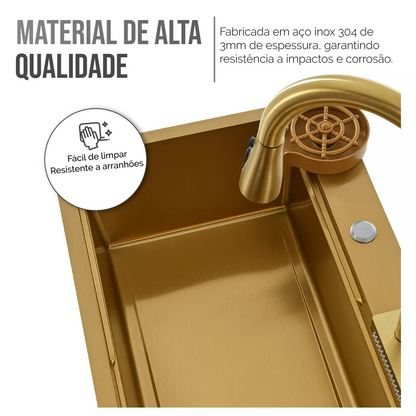 Cuba Gourmet Inox Dourado