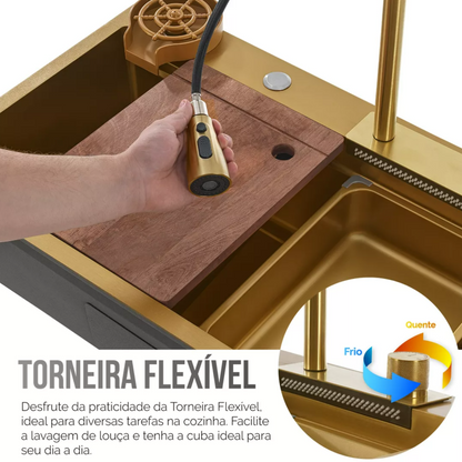 Cuba Gourmet Inox Dourado