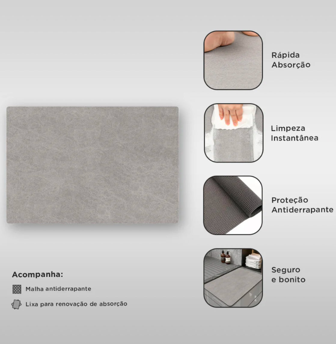 Tapete antiderrapante / Dritomita | Dedock