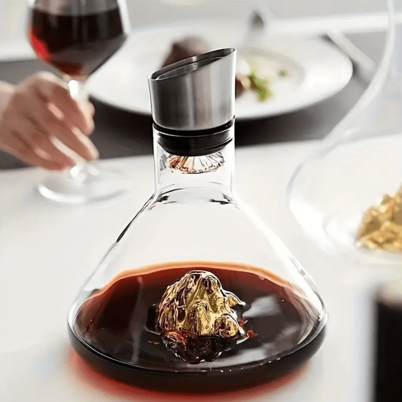 Decanter de Vinho Vidro Iceberg Home Bar