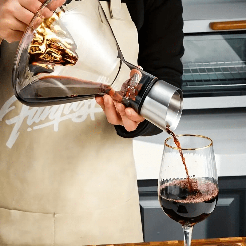 Decanter de Vinho Vidro Iceberg Home Bar