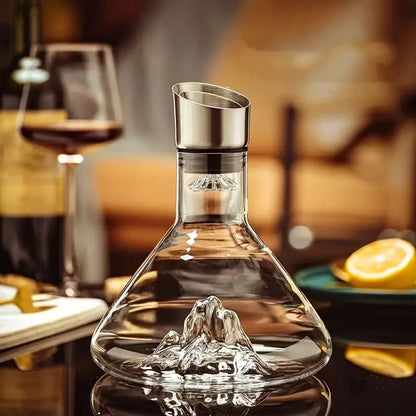 Decanter de Vinho Vidro Iceberg Home Bar