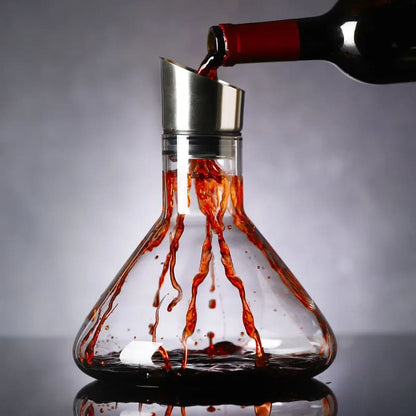Decanter de Vinho Vidro Iceberg Home Bar