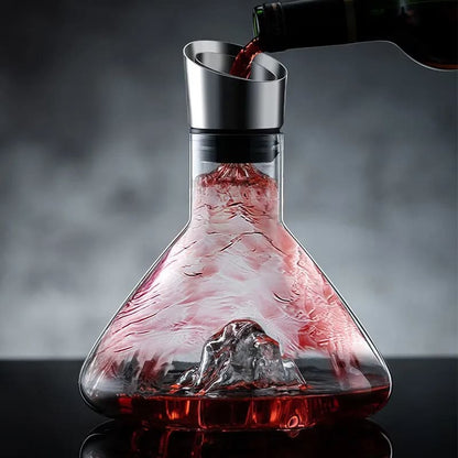 Decanter de Vinho Vidro Iceberg Home Bar