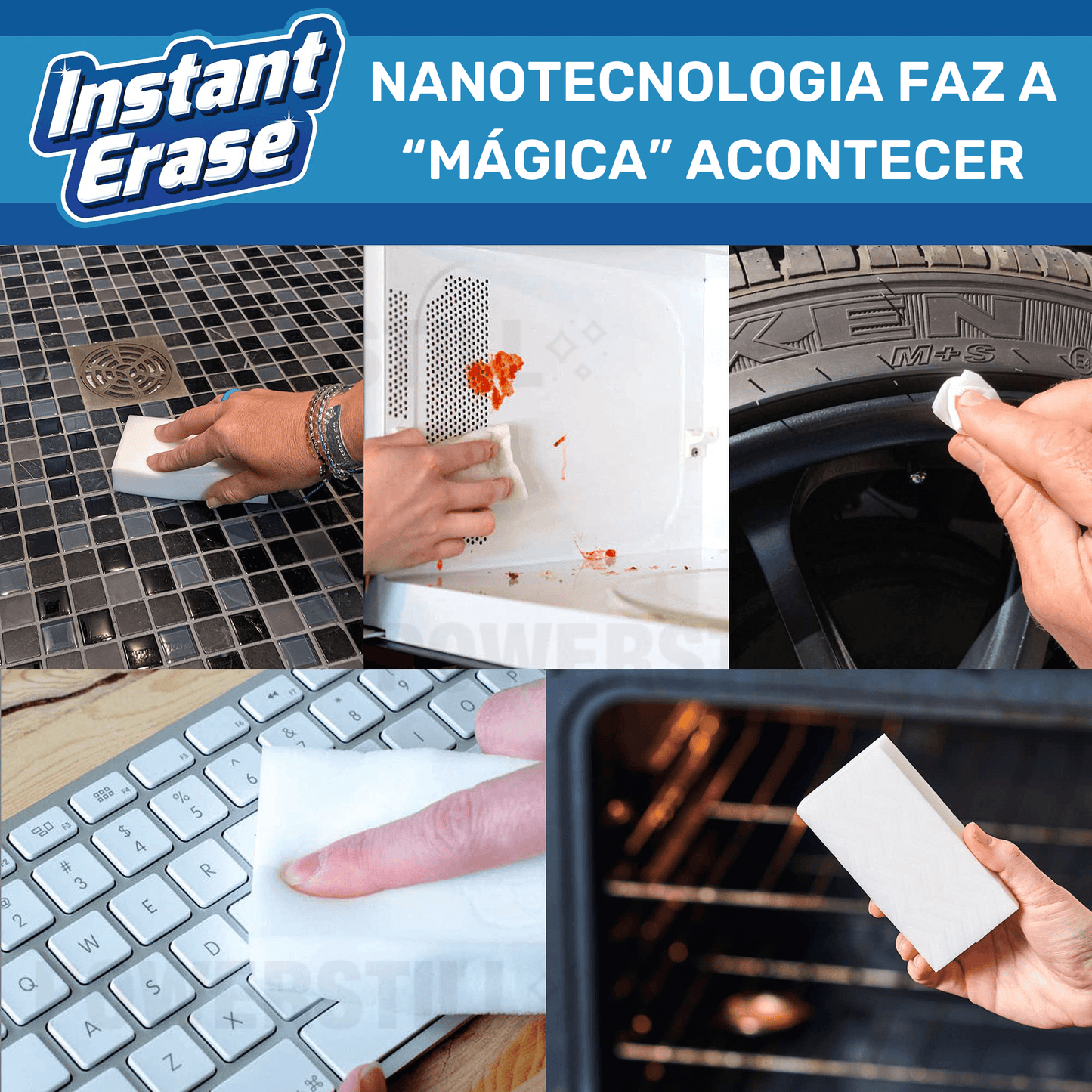 Esponja Mágica para Limpeza Pesada
