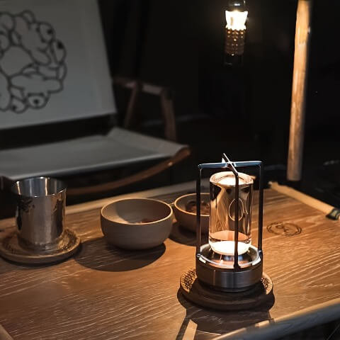 Luminária de Mesa Industrial Vintage