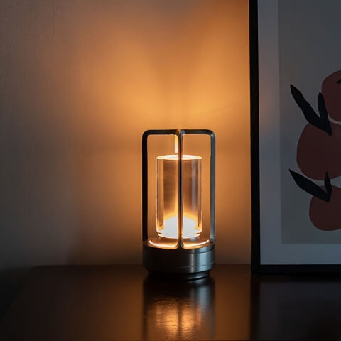 Luminária de Mesa Industrial Vintage