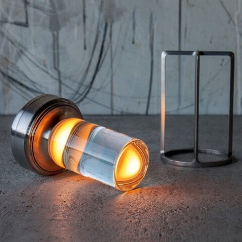 Luminária de Mesa Industrial Vintage