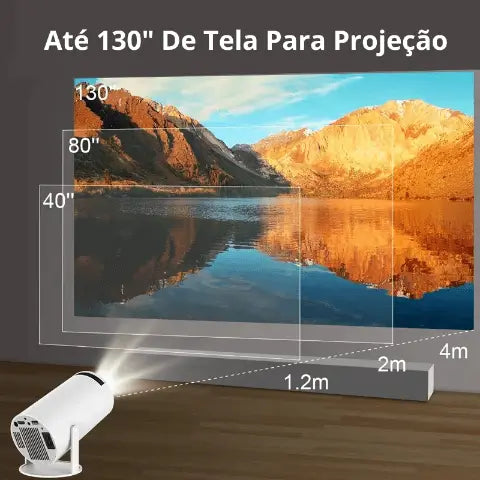 Projetor 4K Cinema Portátil HY320