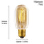 Lampada De Led Retro Vintage E27 Bivolt Branco Quente
