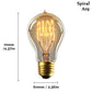 Lampada De Led Retro Vintage E27 Bivolt Branco Quente