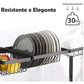 Escorredor Suspenso Preto Aço Inoxidável