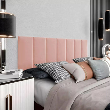 Placas de Cabeceira Modular Estofada