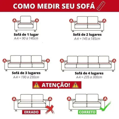 Capa de Sofá Linho Klaus