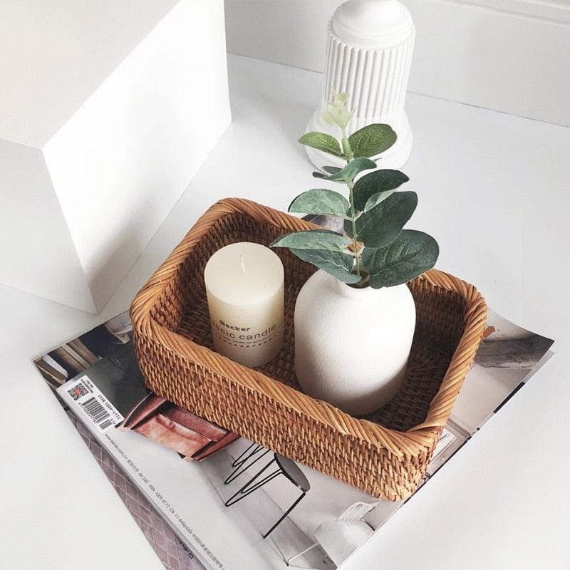 Cesto Vime Organizador Decorativo