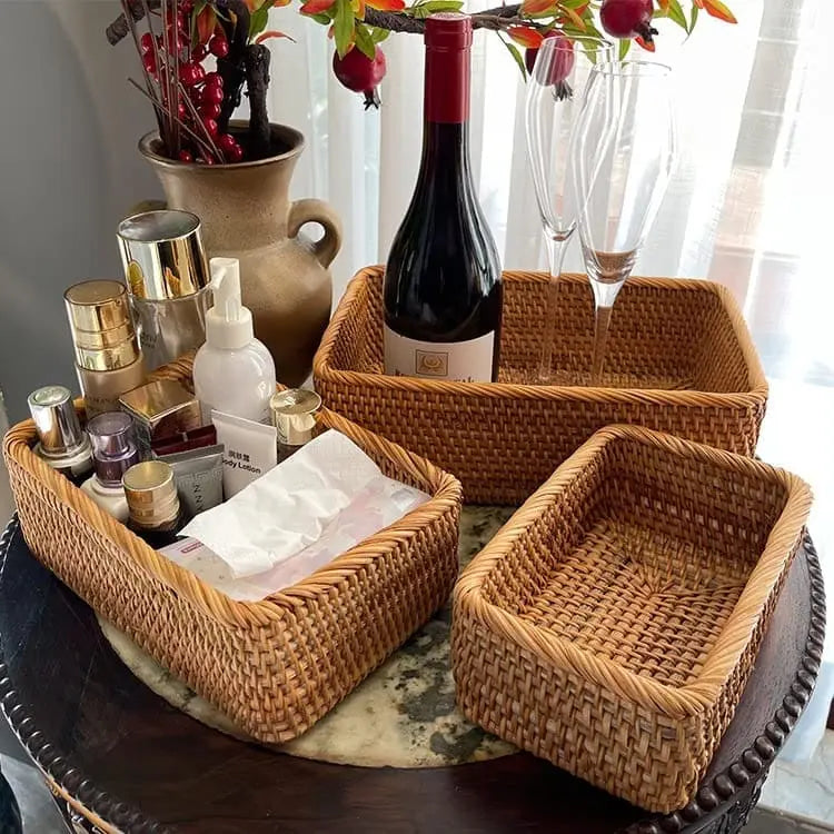 Cesto Vime Organizador Decorativo
