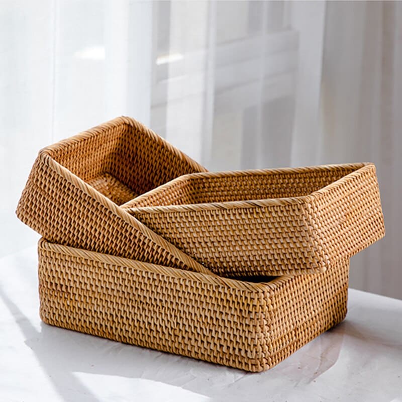 Cesto Vime Organizador Decorativo
