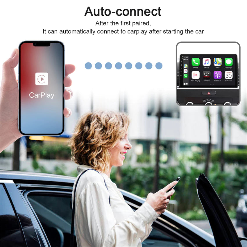 Adaptador Carplay e  Auto Android Sem Fio