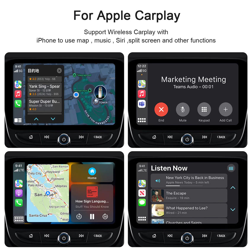 Adaptador Carplay e  Auto Android Sem Fio