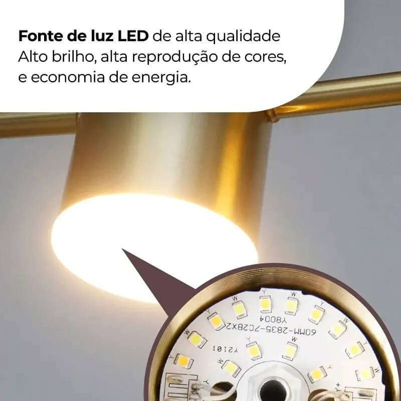Lustre Moderno Para Sala Saint Kloid