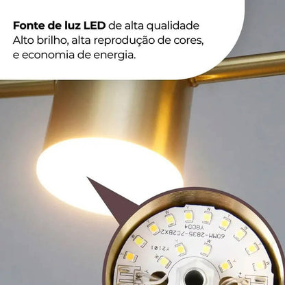 Lustre Moderno Para Sala Saint Kloid