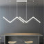 Lustre Pendente Led Linear Diamond